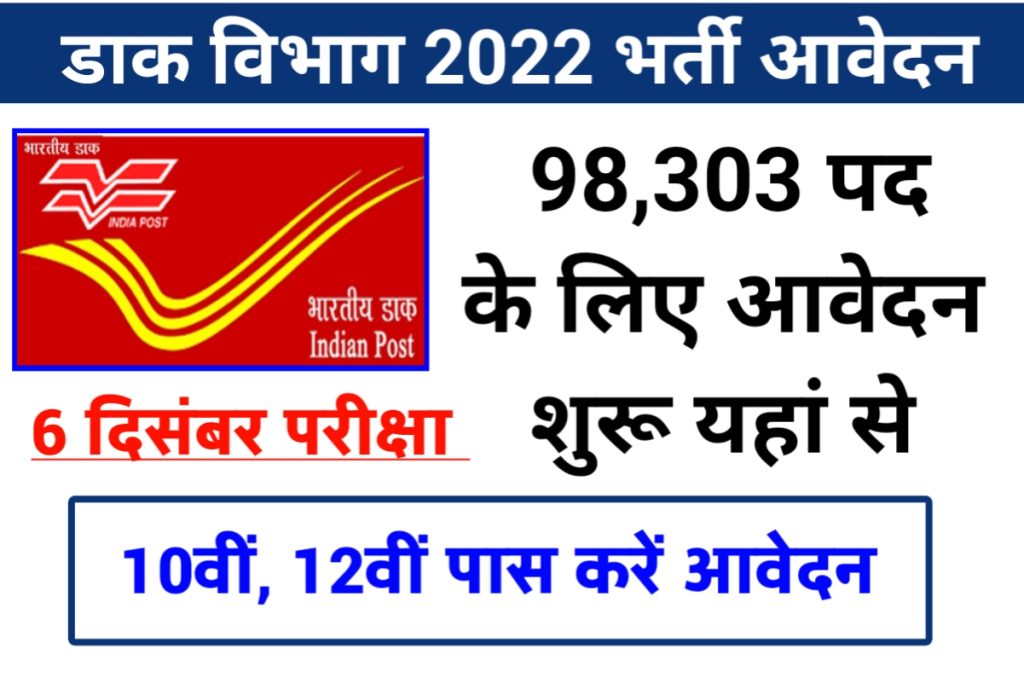 Indian Post Office Recruitment 2022 Online Form