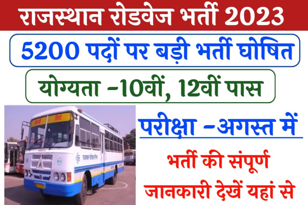 Rajasthan Roadways Bus Bharti 2023 