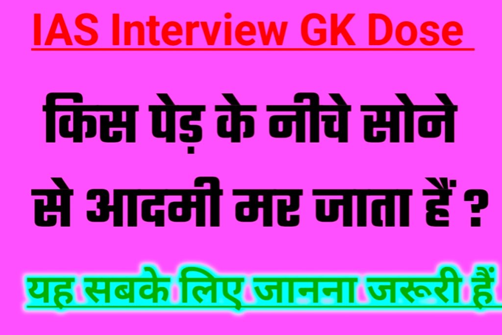 IAS Interview GK 25 June