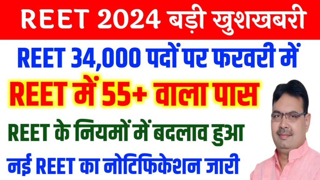 Rajasthan REET Vacancy Update 2024